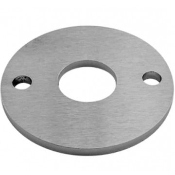 Flens Ø 100 x 6 mm gat Ø 34 mm RVS-304 mat geslepen