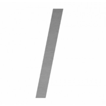 Huisnummer /, 160 x 100 mm, RVS-304