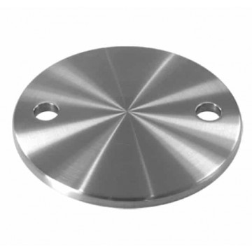 Ankerplaat Ø 120 x 6 mm RVS-304 mat geslepen