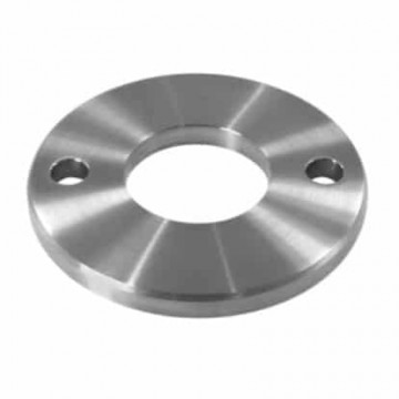 Flens Ø 120 x 6 mm gat Ø 42,7 mm RVS-304 mat geslepen