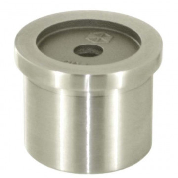 Buisadapter 33,7 x 2,0 mm voor vlakke ligger RVS-316 mat geslepen model 0501