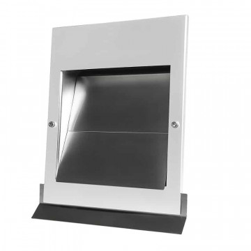 Design gevelkap met terugslagklep PREMIUM LINE SIGMA Ø 125 mm RVS wit gecoat