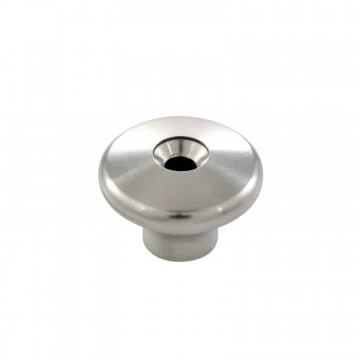 Knop kastdeuren/lades 21 x 24 mm RVS-316