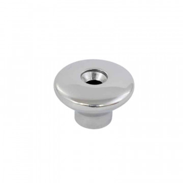 Knop kastdeuren/lades 21 x 24 mm RVS-316