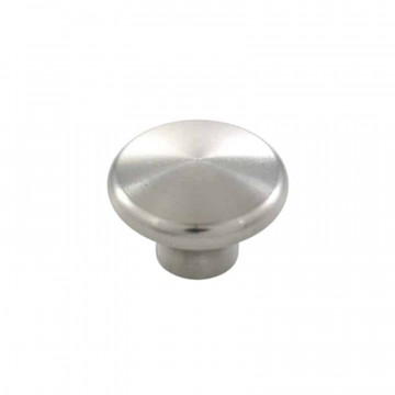 Knop kastdeuren/lades 21 x 24 mm draad M4 RVS-316