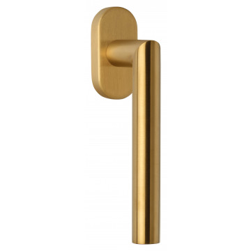 Draaikiepgarnituur BASICS LB2-19-DK-O niet afsluitbaar PVD mat goud RVS-304
