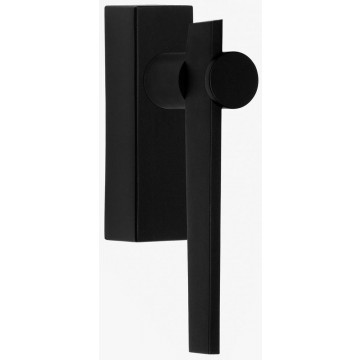 Draaikiepgarnituur Bertram Beerbaum TENSE BB100-DKLOCK afsluitbaar linksdraaiend mat zwart RVS-304