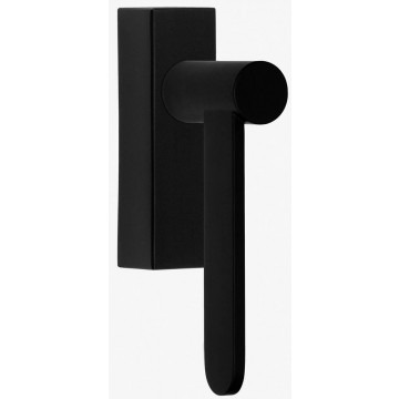 Draaikiepgarnituur Bertram Beerbaum TENSE BB102-DKLOCK afsluitbaar linksdraaiend mat zwart RVS-304
