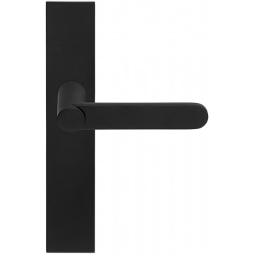 Deurkruk paar Bertram Beerbaum TENSE BB103P236SFC massief ongeveerd op schild blind mat zwart RVS-304