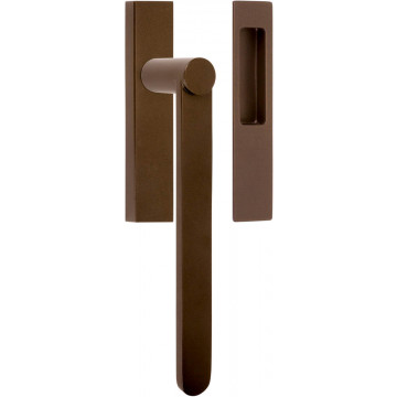Hefschuifdeurbeslag set Bertram Beerbaum TENSE BB231 massieve brons