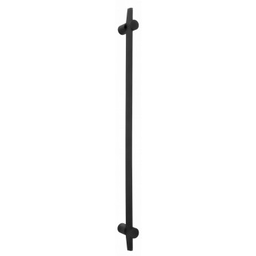 Deurgreep Bertram Beerbaum TENSE BB500 NP massieve greep incl. niet-doorgaande bevestiging mat zwart RVS-304