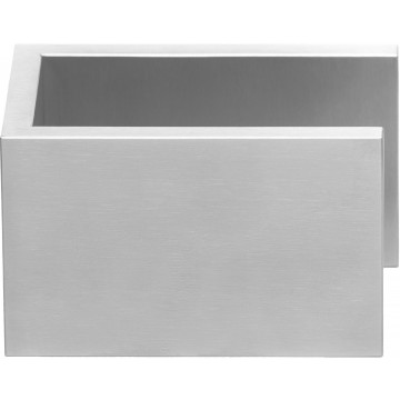 Voordeurknop Bob Manders RIBBON BM200V massief vaste voordeurknop mat RVS