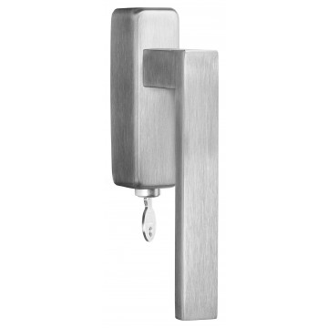 Draaikiepgarnituur BASICS BSQ2-DKLOCK-O afsluitbaar mat RVS