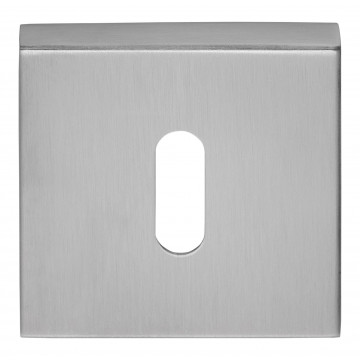 Sleutelplaatje BASICS BSQN53 vierkant mat RVS