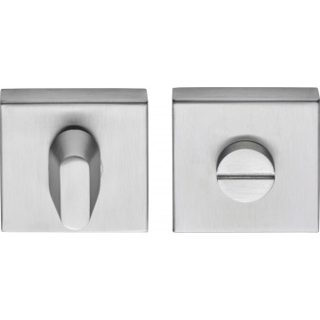 Toiletgarnituur BASICS BSQWC53/8 zonder indicatie inclusief 5/6/7/8 toiletstift mat RVS