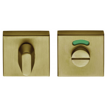 Toiletgarnituur BASICS BSQWC53/8 inclusief 5/6/7/8 toiletstift PVD mat goud RVS-304