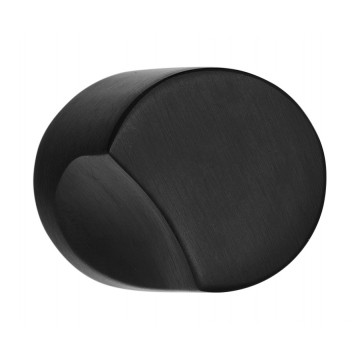 Voordeurknop David Rockwell ECLIPSE DR200V voordeurknop vast op rozet PVD mat zwart RVS-304