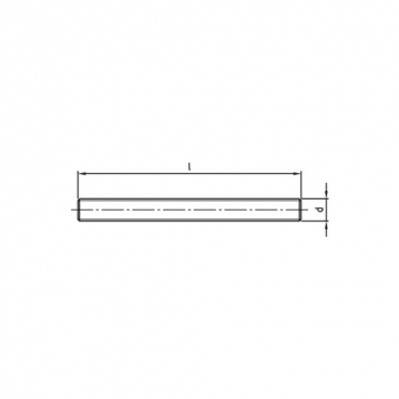 Draadeind M8 x 3000 mm DIN 976 RVS A4
