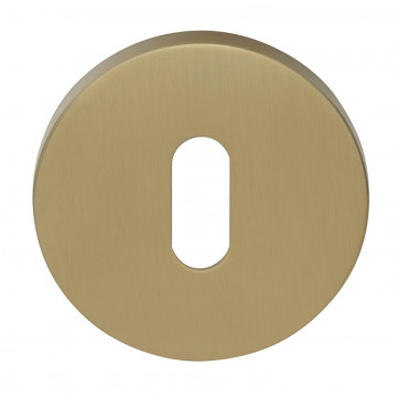 Sleutelplaatje David Rockwell ECLIPSE DRN53 PVD mat goud RVS-304