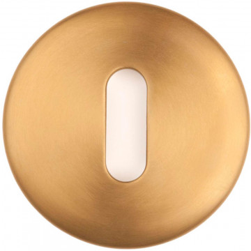 Sleutelplaatje Edward van Vliet NOUR EVBN52 52 mm PVD mat goud RVS-304