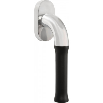 Draaikiepgarnituur Edward van Vliet NOUR EV100-DK-O niet afsluitbaar gepolijst RVS/mat zwart