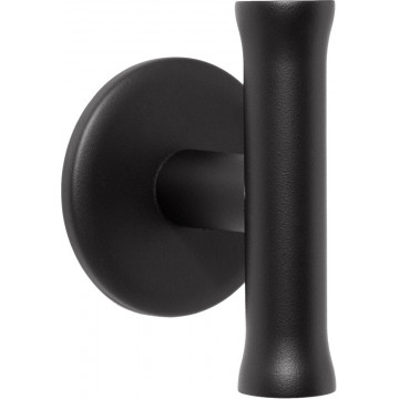 Knop Edward van Vliet NOUR EV102V/64 massief vast op rozet mat zwart RVS-304