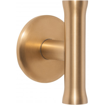 Voordeurknop Edward van Vliet NOUR EV200V massief voordeurknop vast op rozet PVD mat goud RVS-304