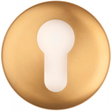 Cilinderplaatje Edward van Vliet NOUR EVBY52 52 mm PVD mat goud RVS-304