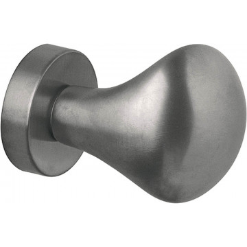 Voordeurknop TIMELESS F507V massief voordeurknop vast op rozet PVD mat nikkel RVS-304