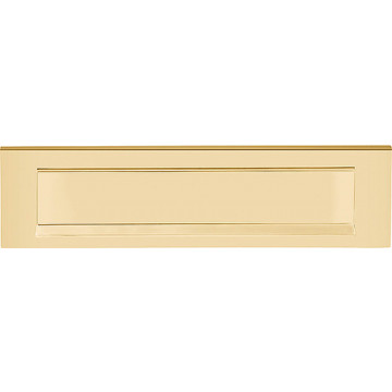 Buitenbriefplaat TIMELESS F535 massief briefplaat buiten messing ongelakt
