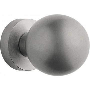 Voordeurknop TIMELESS F788B/60V voordeurknop vast op rozet PVD mat nikkel RVS-304