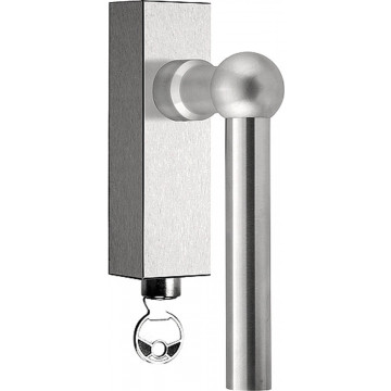 Draaikiepgarnituur FERROVIA FVL110-DKLOCK afsluitbaar mat RVS
