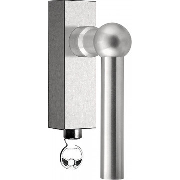 Draaikiepgarnituur FERROVIA FVL125-DKLOCK afsluitbaar mat RVS