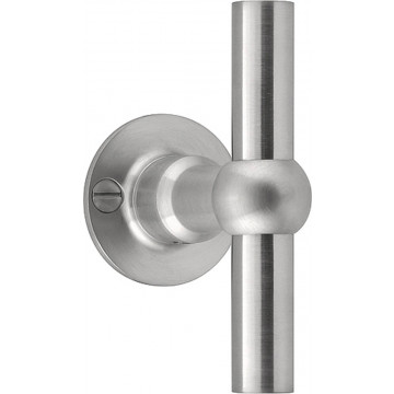 Knop FERROVIA FVT85V/40 massief vast op rozet mat RVS
