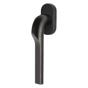 Draaikiepgarnituur Gensler RIVIO GL100-DK-O niet afsluitbaar rechtsdraaiend PVD mat zwart RVS-304