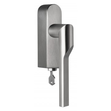 Draaikiepgarnituur Gensler RIVIO GL101-DKLOCK-O afsluitbaar linksdraaiend mat RVS