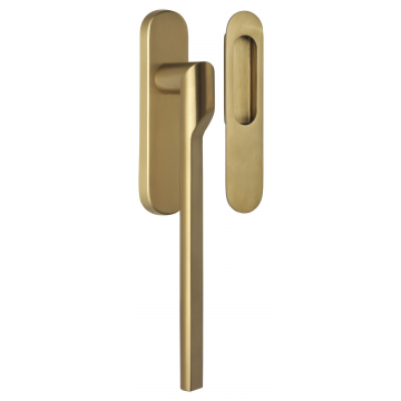 Hefschuifdeurbeslag set Gensler RIVIO GL231 massieve PVD mat goud RVS-304