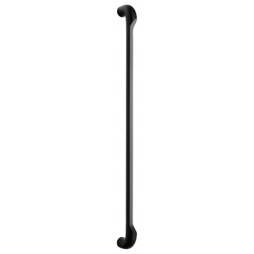 Deurgreep Gensler RIVIO GL500 PS greep incl. doorgaande bevestiging PVD mat zwart RVS-304
