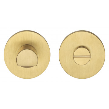 Toiletgarnituur Gensler RIVIO GLWC53-ZI inclusief 5/6/7/8 toiletstift PVD mat goud RVS-304