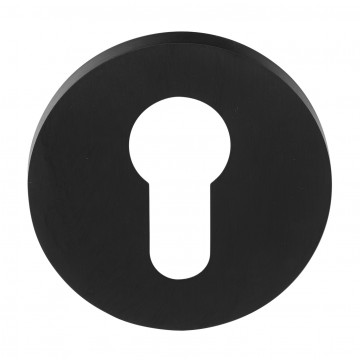 Cilinderplaatje Gensler RIVIO GLY53 PVD mat zwart RVS-304