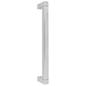 Glasdeurgrepen paar Jan des Bouvrie SQUARE JB320PA set grepen inclusief paarsgewijze bevestiging mat RVS