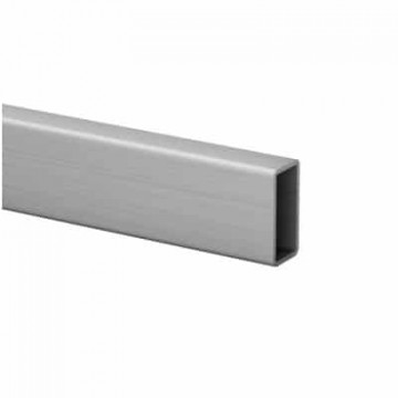 RVS koker 40 x 20 x 2,0 mm RVS-316  geslepen
