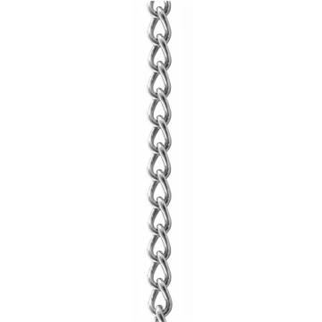 Gedraaide schakelketting Ø 2,5 mm per meter RVS-304 (A2)