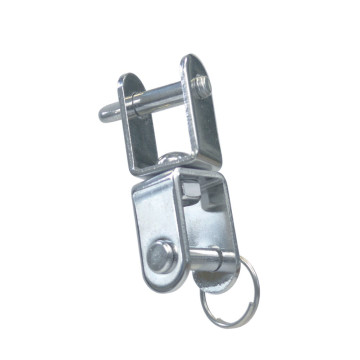 Gaffeloog dubbel vlak 6 mm RVS-304