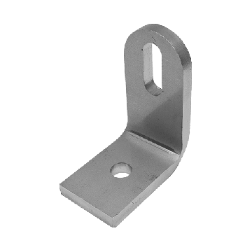 Laslip hoek 110 x 30 x 6 mm RVS-304 mat geslepen