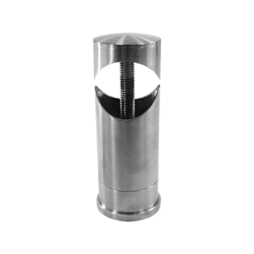 Wandanker verstelbaar voor buis 42,4 mm wandafstand 72 - 74 mm RVS-304 mat geslepen