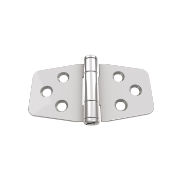 Scharnier met klemstand 76 x 42 mm RVS-316 (A4)