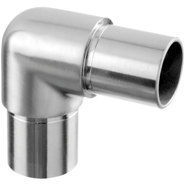 Hoekverbinder voor buis 42,4 x 2,0 mm vast mat geslepen model 0303 RVS-304 Hoekverbinder voor buis 42,4 x 2,0 mm vast mat geslepen model 0303 RVS-304