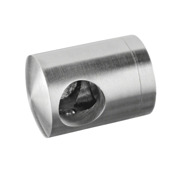 Dwarsstafhouder links, staf 12 mm, model 0832, RVS-304 Dwarsstafhouder links, staf 12 mm, model 0832, RVS-304