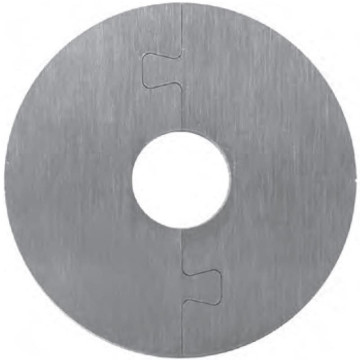 Schijf Ø 45 x 4 mm gat Ø 12 mm RVS-304 mat geslepen